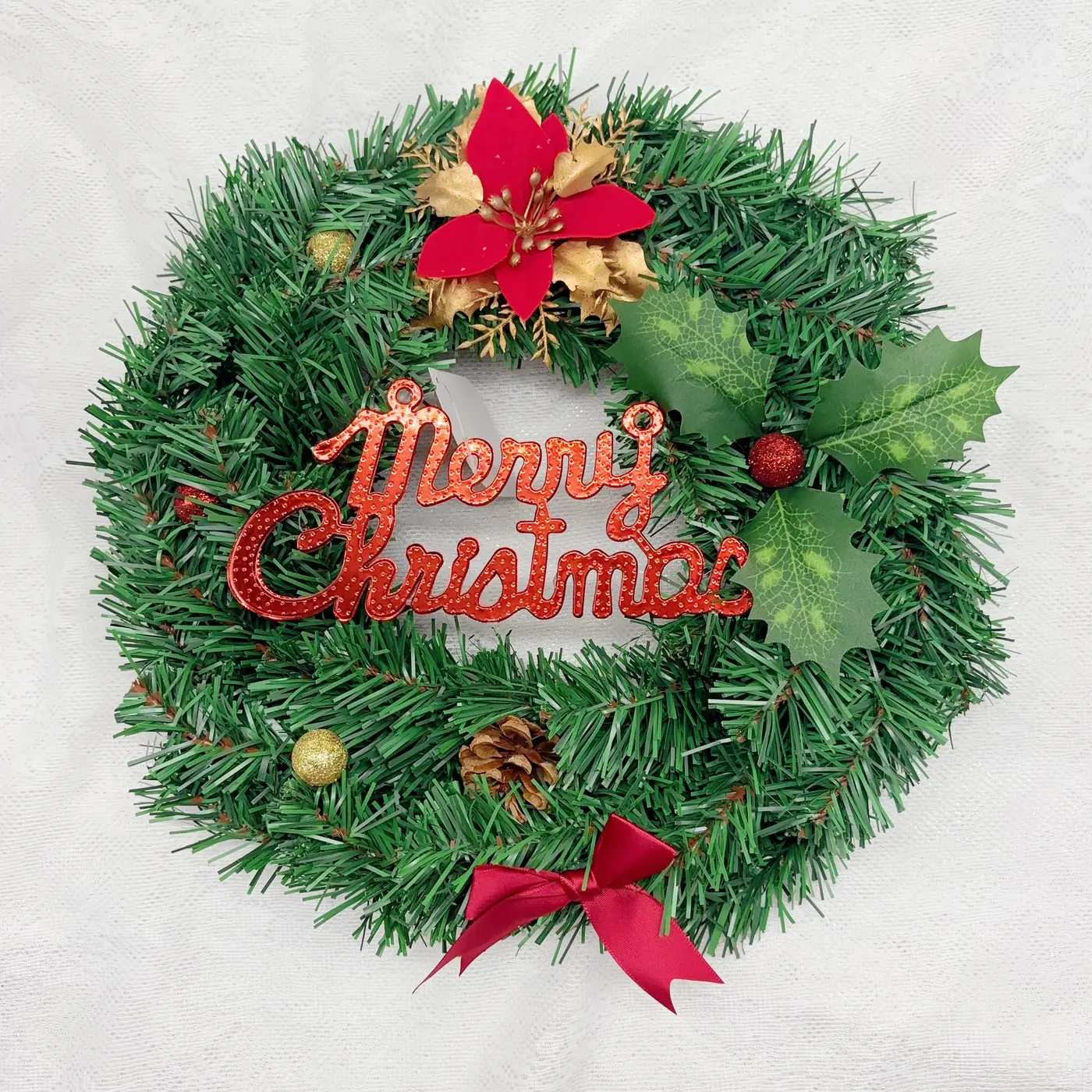 LuckyFloral Christmas wreath and garland